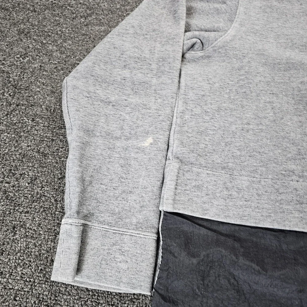 Nike Parka Jacket Womens Medium Grey Black Jacket Sportswear Long Active‎ Hoodie